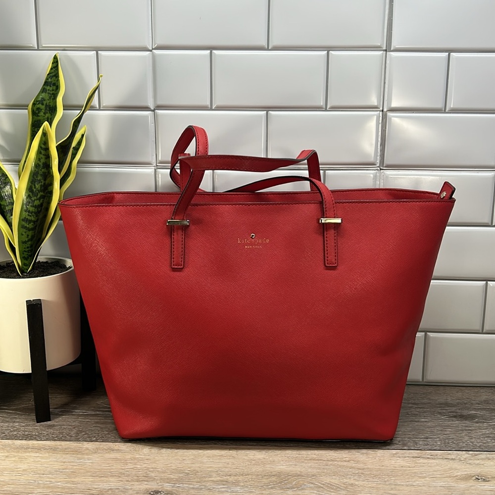 Kate Spade Red Tote Bag